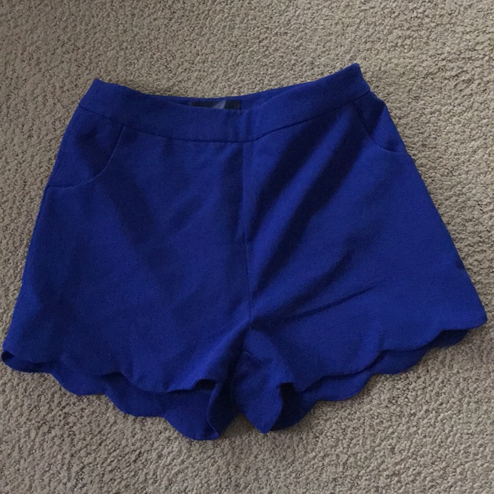 Women's blue shorts